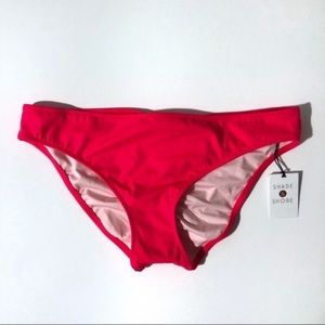 Shade & Shore Hot Pink Bikini Bottoms sz M {213}
